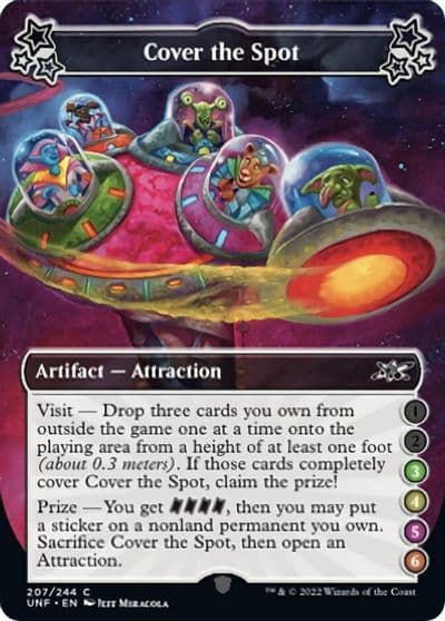 Cover the Spot 3 4 5 6 Unfinity Magic card