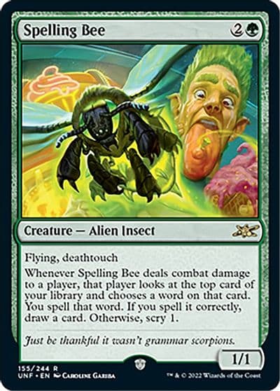Spelling Bee Unfinity Magic card