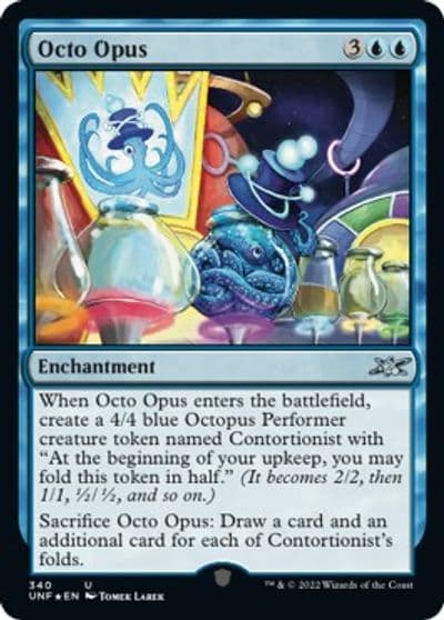 Octo Opus Galaxy Foil Unfinity Magic card