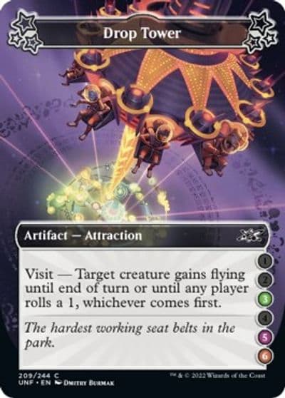 Drop Tower 3 5 6 Unfinity Magic card