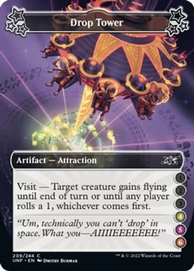 Drop Tower 4 5 6 Unfinity Magic card