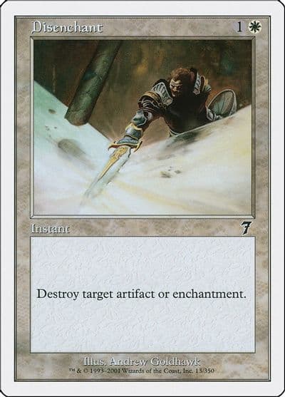 Disenchant 7th Edition Magic card