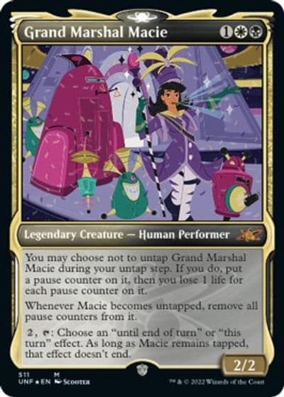 Grand Marshal Macie Showcase Galaxy Foil Unfinity Magic card
