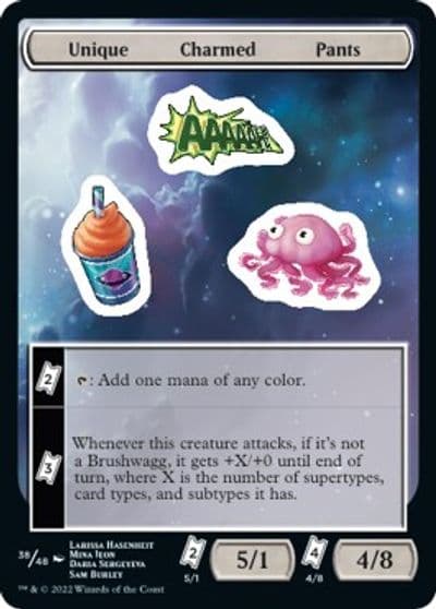 Unique Charmed Pants Unfinity Magic card