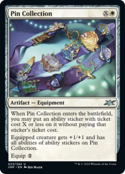 Pin Collection Unfinity Magic card