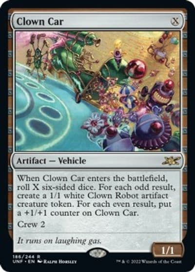 Clown Car Unfinity Magic card