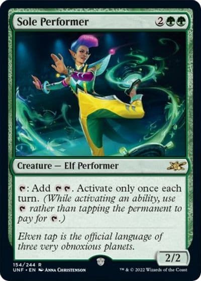 Sole Performer Unfinity Magic card