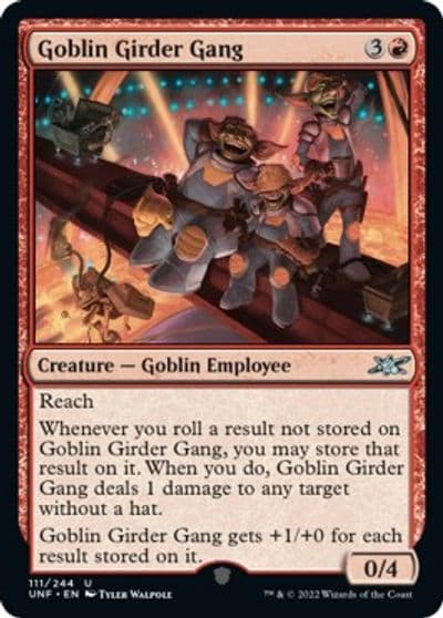 Goblin Girder Gang Unfinity Magic card
