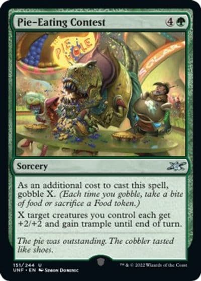 Pie Eating Contest Unfinity Magic card
