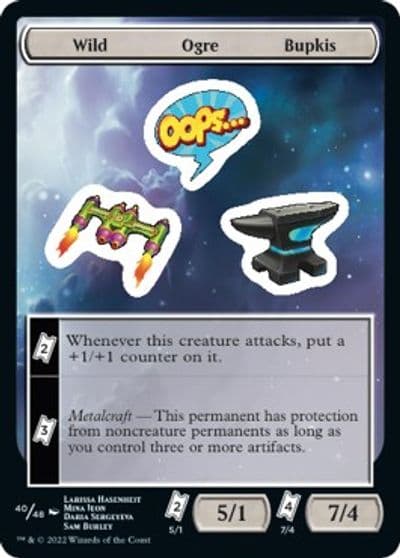 Wild Ogre Bupkis Unfinity Magic card