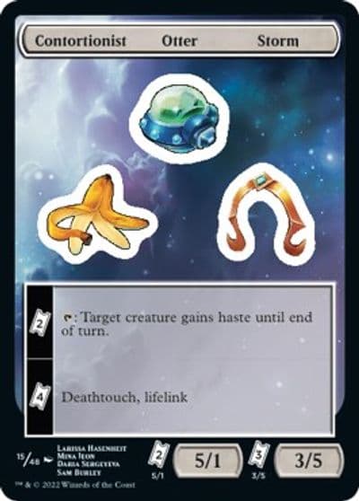 Contortionist Otter Storm Unfinity Magic card