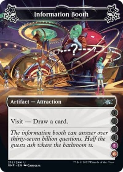 Information Booth 5 6 Unfinity Magic card