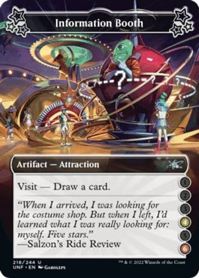 Information Booth 4 6 Unfinity Magic card