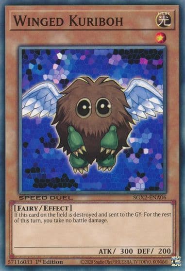 Winged Kuriboh Speed Duel GX: Midterm Paradox Yu-Gi-Oh! card