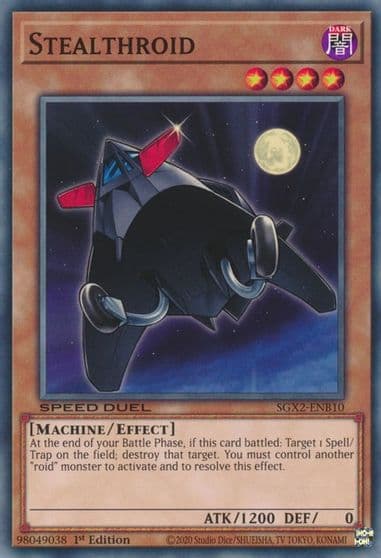 Stealthroid Speed Duel GX: Midterm Paradox Yu-Gi-Oh! card