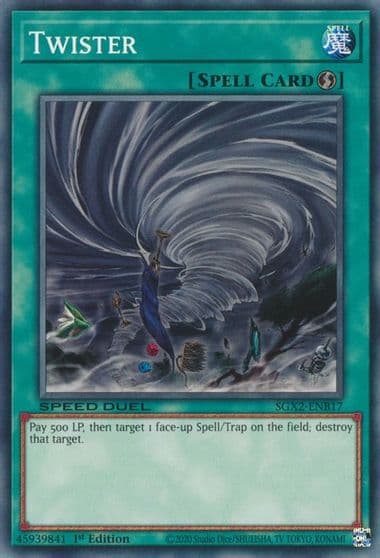 Twister Speed Duel GX: Midterm Paradox Yu-Gi-Oh! card