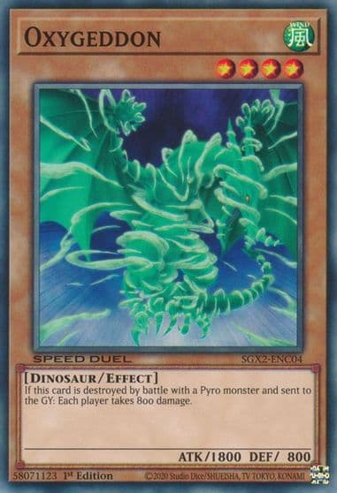 Oxygeddon Speed Duel GX: Midterm Paradox Yu-Gi-Oh! card
