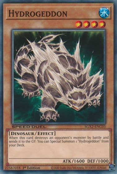 Hydrogeddon Speed Duel GX: Midterm Paradox Yu-Gi-Oh! card