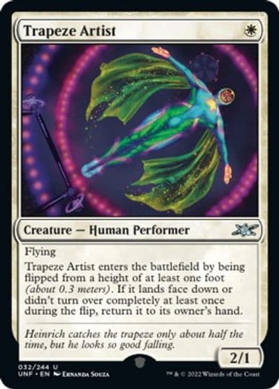 Trapeze Artist Unfinity Magic card