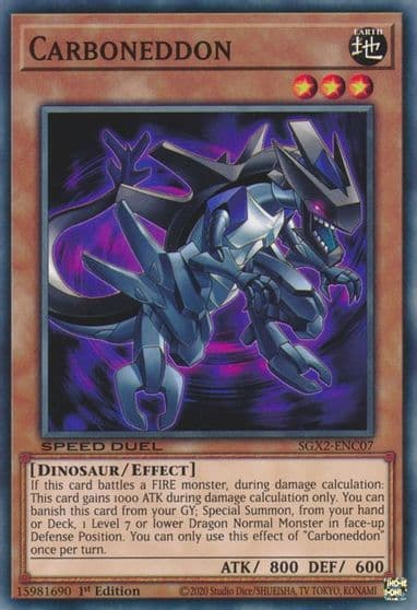 Carboneddon Speed Duel GX: Midterm Paradox Yu-Gi-Oh! card