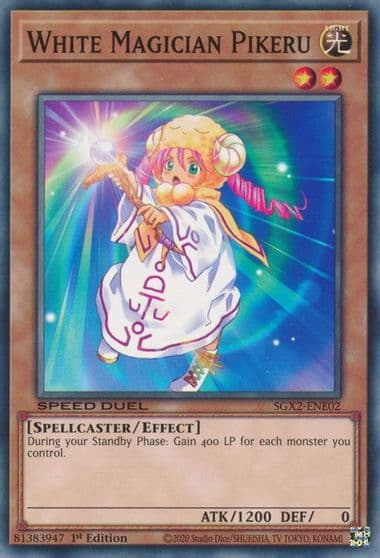 White Magician Pikeru Speed Duel GX: Midterm Paradox Yu-Gi-Oh! card