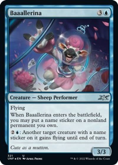 Baaallerina Galaxy Foil Unfinity Magic card