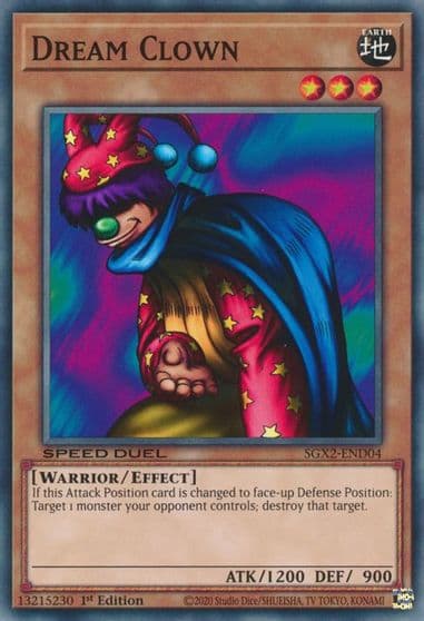 Dream Clown Speed Duel GX: Midterm Paradox Yu-Gi-Oh! card