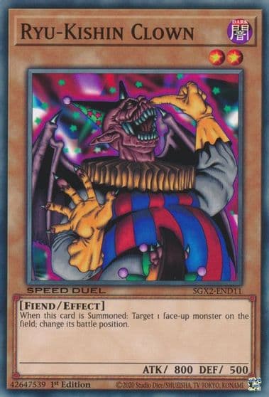 Ryu Kishin Clown Speed Duel GX: Midterm Paradox Yu-Gi-Oh! card