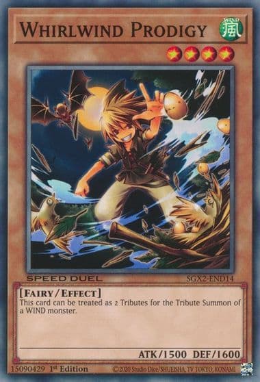Whirlwind Prodigy Speed Duel GX: Midterm Paradox Yu-Gi-Oh! card