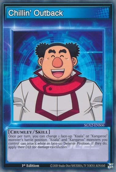 Chillin Outback Speed Duel GX: Midterm Paradox Yu-Gi-Oh! card
