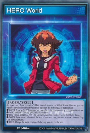 HERO World Speed Duel GX: Midterm Paradox Yu-Gi-Oh! card
