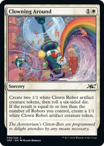 Clowning Around Unfinity Magic card