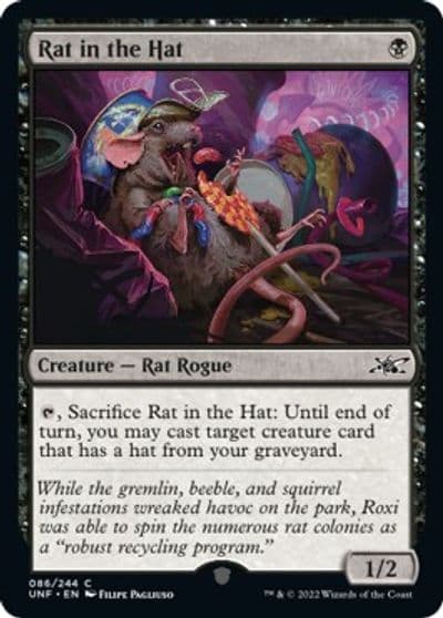 Rat in the Hat Unfinity Magic card
