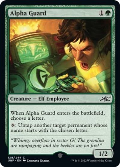Alpha Guard Unfinity Magic card