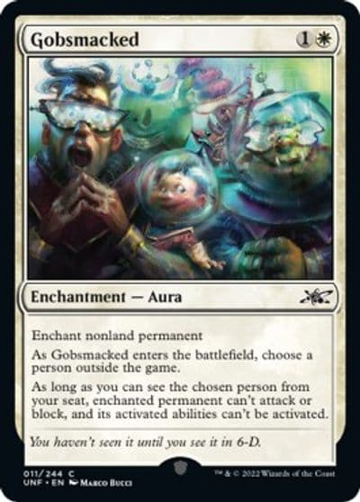 Gobsmacked Unfinity Magic card