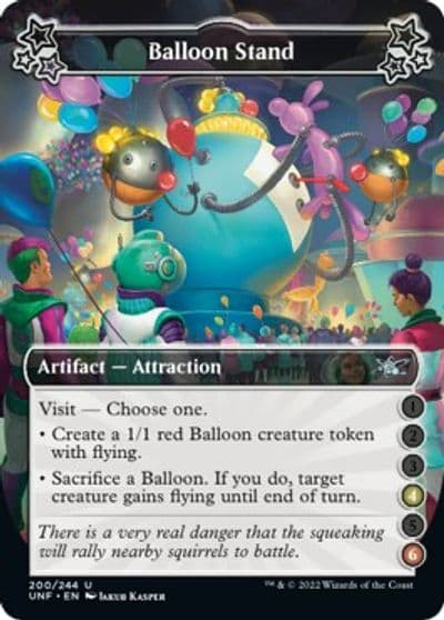 Balloon Stand 4 6 Unfinity Magic card
