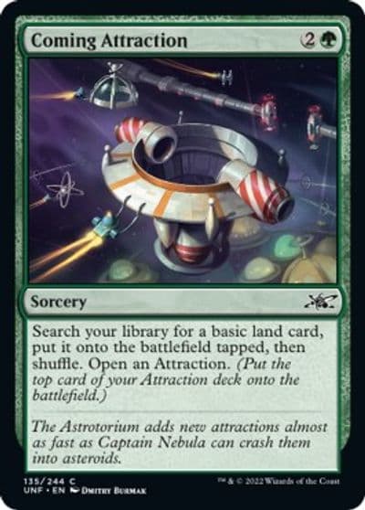 Coming Attraction Unfinity Magic card