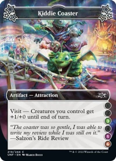 Kiddie Coaster 3 5 6 Unfinity Magic card