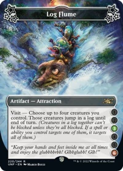 Log Flume 3 6 Unfinity Magic card