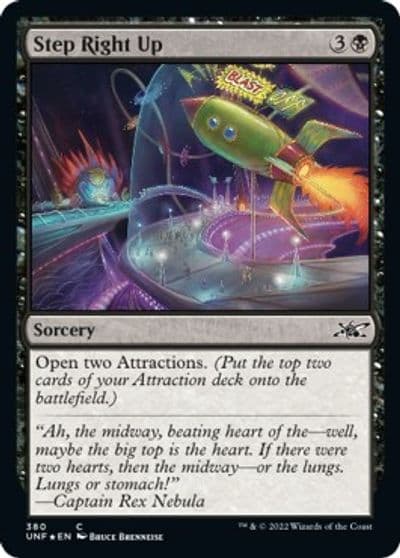 Step Right Up Galaxy Foil Unfinity Magic card