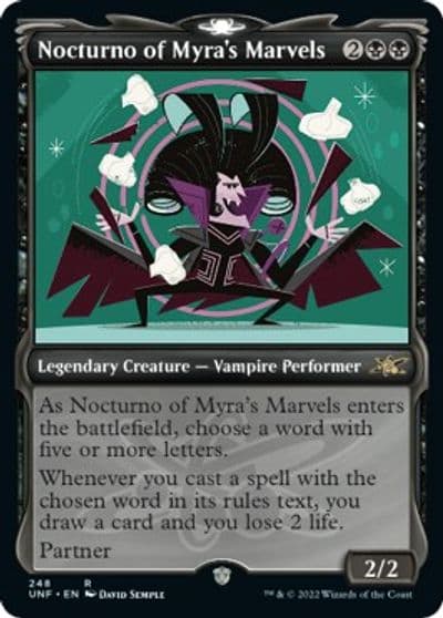 Nocturno of Myras Marvels Showcase Unfinity Magic card