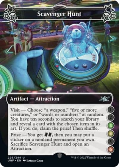Scavenger Hunt 3 4 6 Unfinity Magic card