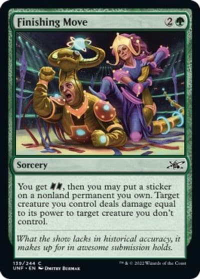 Finishing Move Unfinity Magic card
