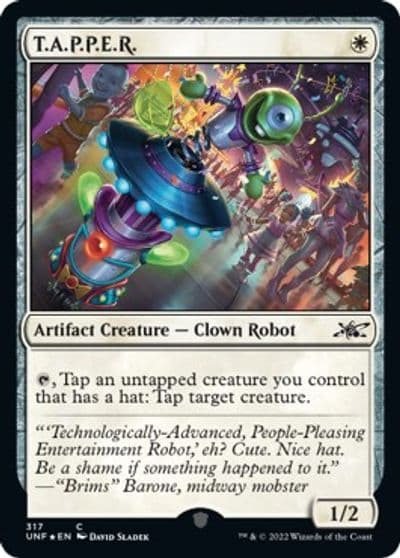 TAPPER Galaxy Foil Unfinity Magic card