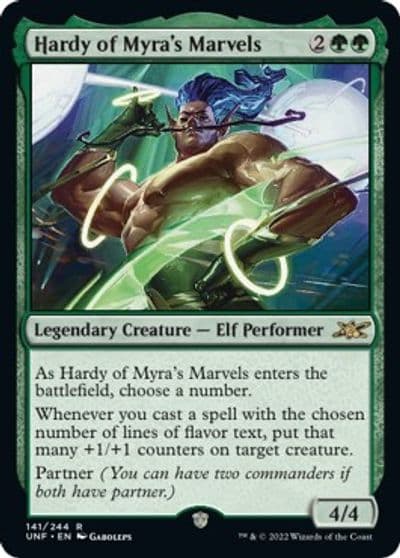 Hardy of Myras Marvels Unfinity Magic card