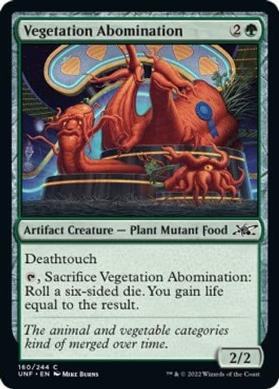 Vegetation Abomination Unfinity Magic card