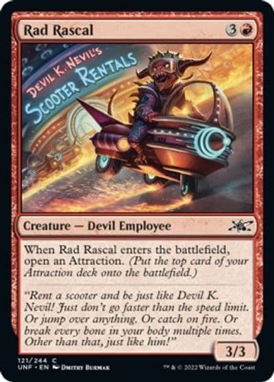 Rad Rascal Unfinity Magic card