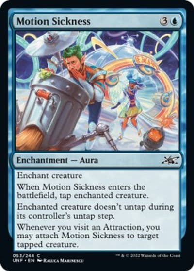 Motion Sickness Unfinity Magic card