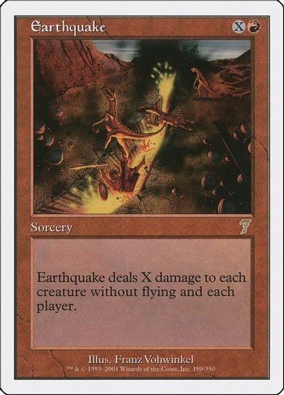 Earthquake 7th Edition Magic card