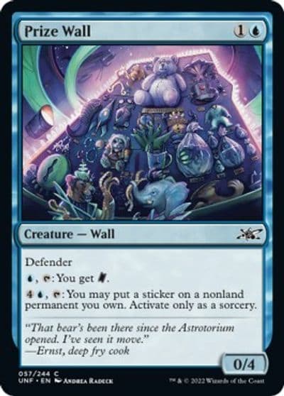 Prize Wall Unfinity Magic card